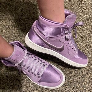 Purple Nike Air Jordan’s size 8